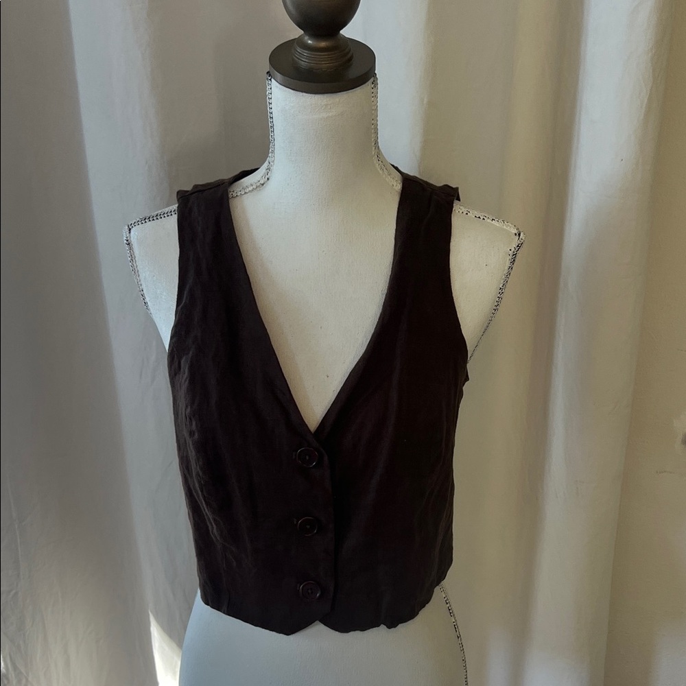 Madewell Dark Brown vest